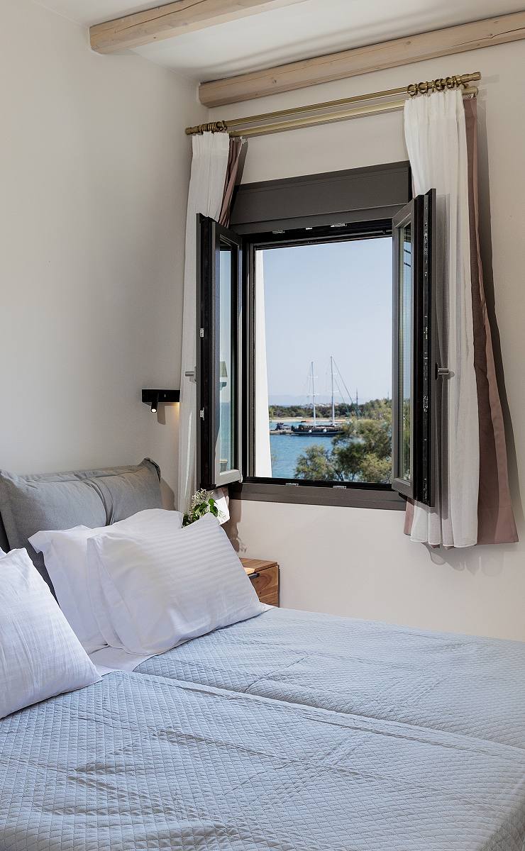 Double Room Side Sea View at Aesthete Suites in Naxos